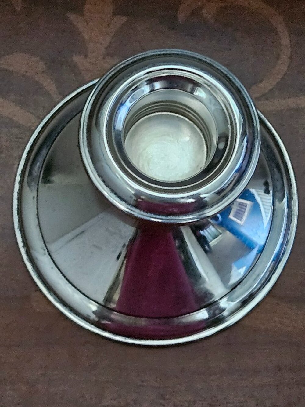 RARE VINTAGE ANTIQUE NEWPORT STERLING SILVER TAPER CANDLE STICK HOLDER - Picture 5 of 14